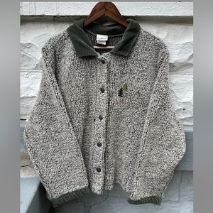 Vintage Teddy Bear Forest Trees Jacket